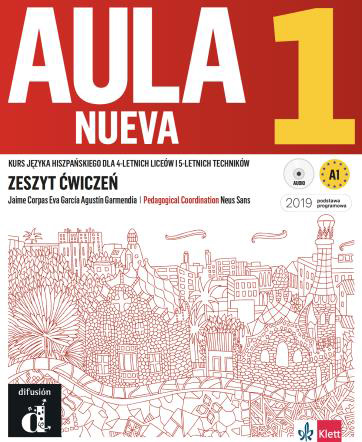 Kniha Aula Nueva 1. Język hiszpański. Zeszyt ćwiczeń Jaime Corpas