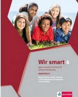Книга Wir smart 4. Język niemiecki. Szkoła podstawowa. Klasa 7. Smartbuch + kod dostępu 
