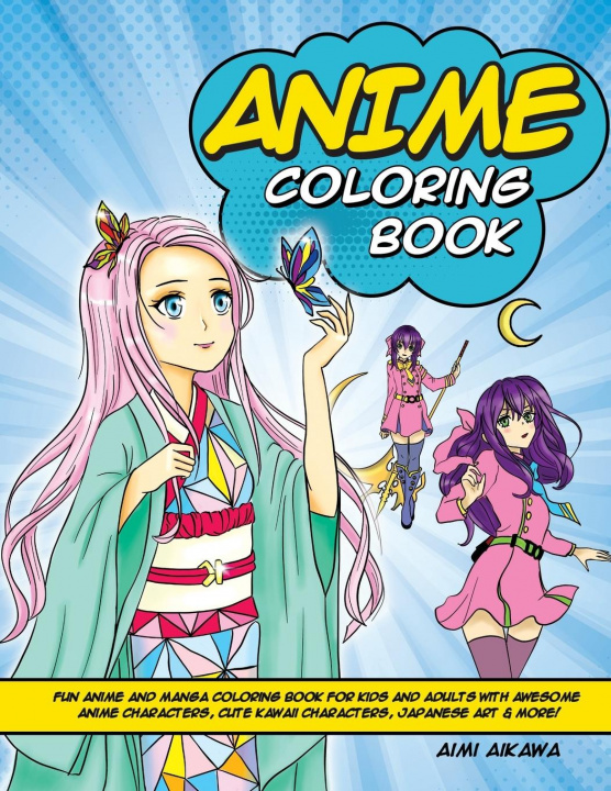 Livre Anime Coloring Book 