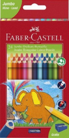 Joc / Jucărie Faber - Castell Pastelky trojhranné Extra Jumbo 24 ks 