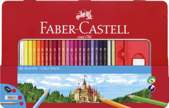 Hra/Hračka Faber - Castell Pastelky šestihranné - dárkový box 48 ks 