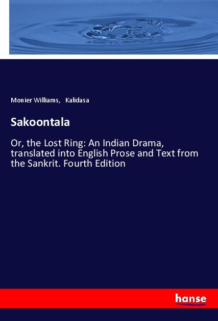 Knjiga Sakoontala Kalidasa