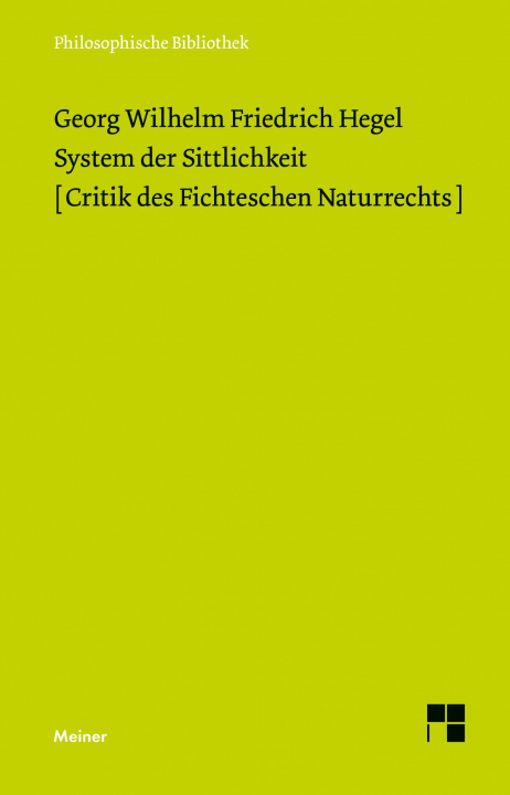 Knjiga System der Sittlichkeit Horst D. Brandt