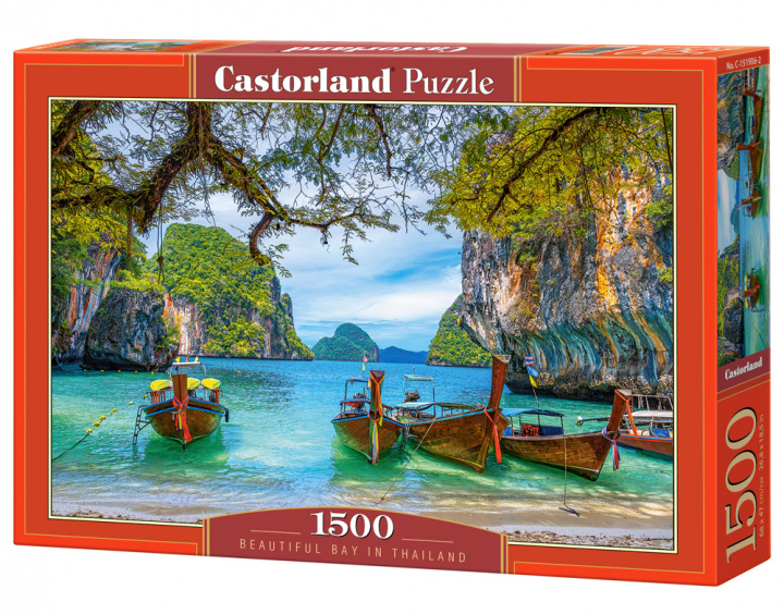 Könyv Puzzle 1500 Piękna zatoka w Tajlandii 