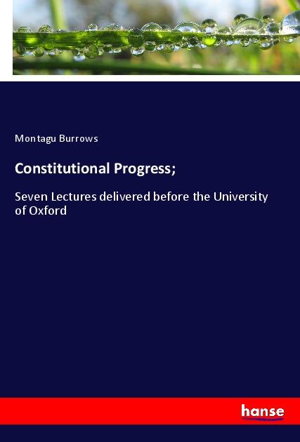 Knjiga Constitutional Progress; 
