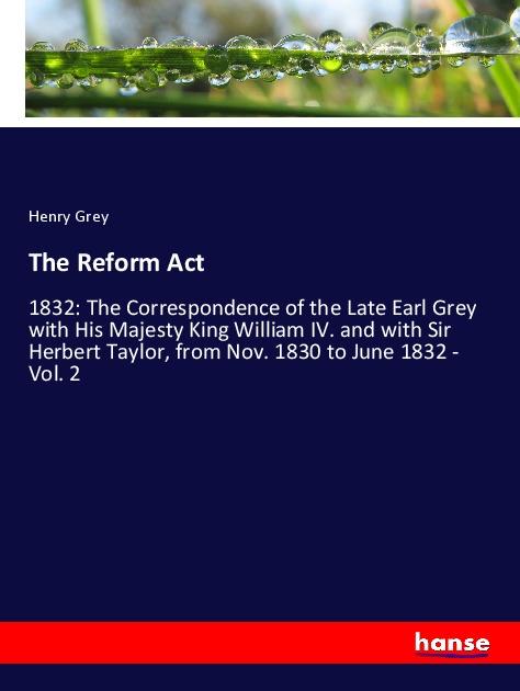 Knjiga The Reform Act Henry Grey