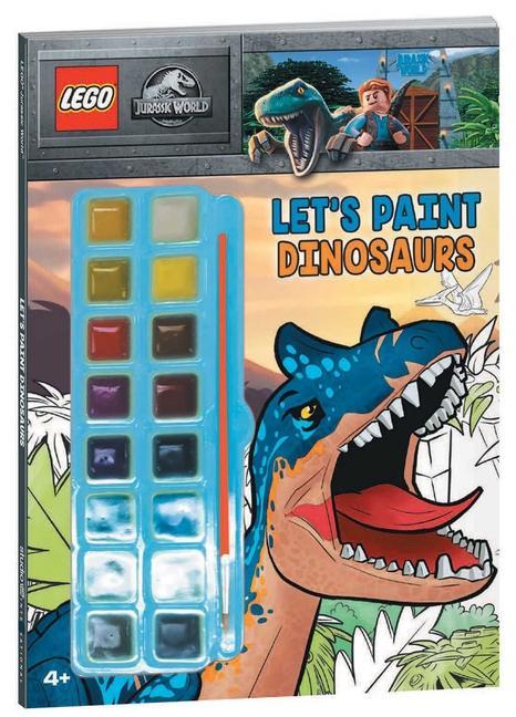 Kniha Lego Jurassic World: Let's Paint Dinosaurs 