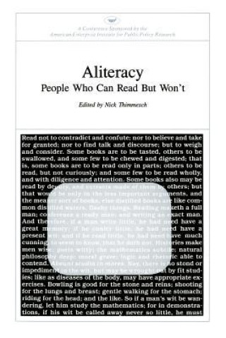 Knjiga Aliteracy N. Thimmesch