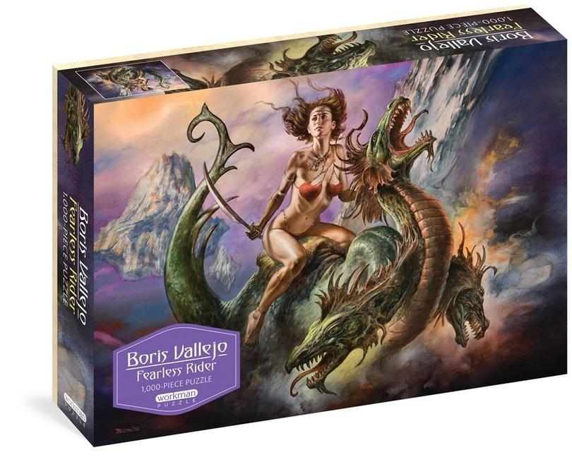Game/Toy Boris Vallejo Fearless Rider 1,000-Piece Puzzle Workman Publishing