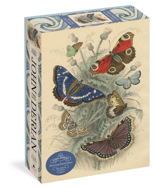 Játék John Derian Paper Goods: Dancing Butterflies 750-Piece Puzzle John Derian