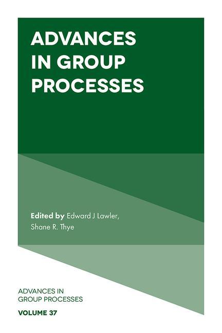 Buch Advances in Group Processes Edward J. Lawler