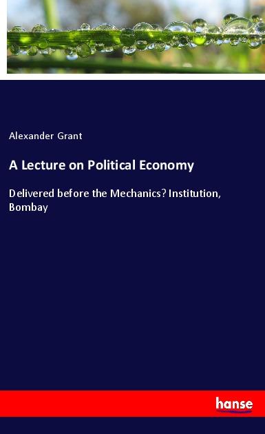 Carte A Lecture on Political Economy 