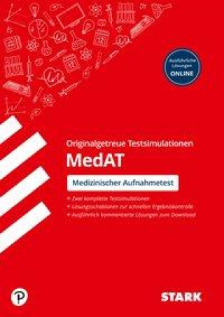 Kniha STARK Testsimulationen MedAT 2021/2022 - Testaufgaben mit Lösungen 