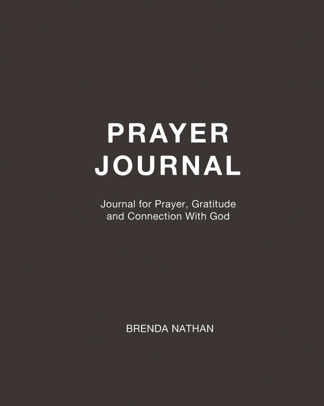 Knjiga Prayer Journal Brenda Nathan