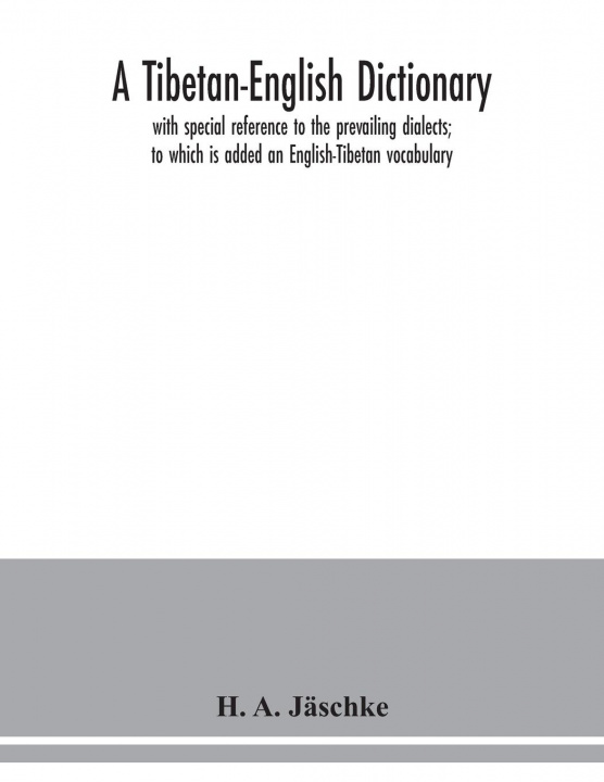Book Tibetan-English dictionary 