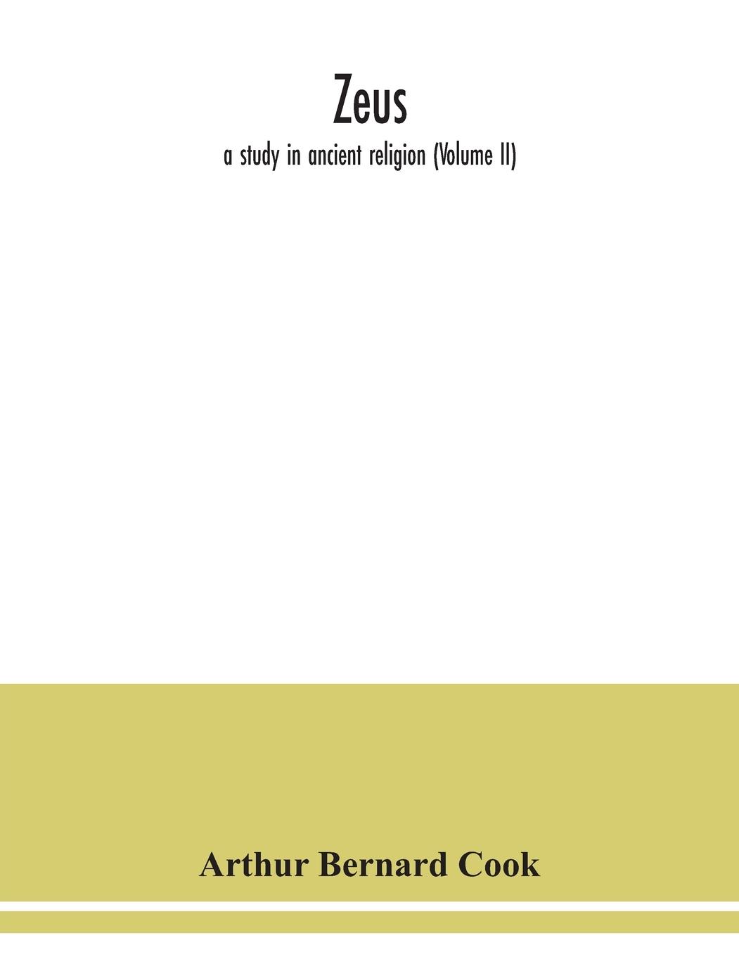 Knjiga Zeus Arthur Bernard Cook