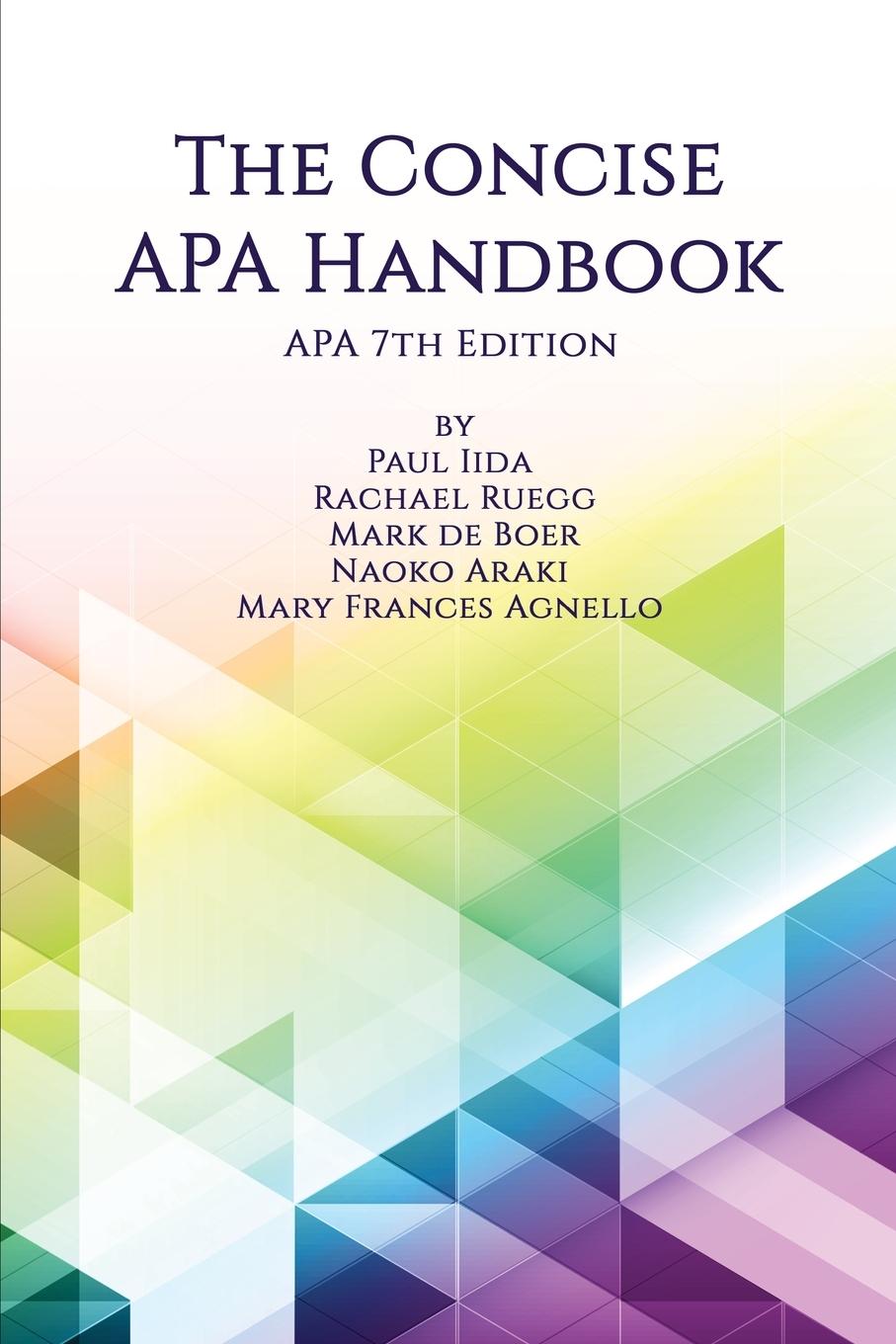 Kniha The Concise APA Handbook APA 7th Edition Rachael Ruegg