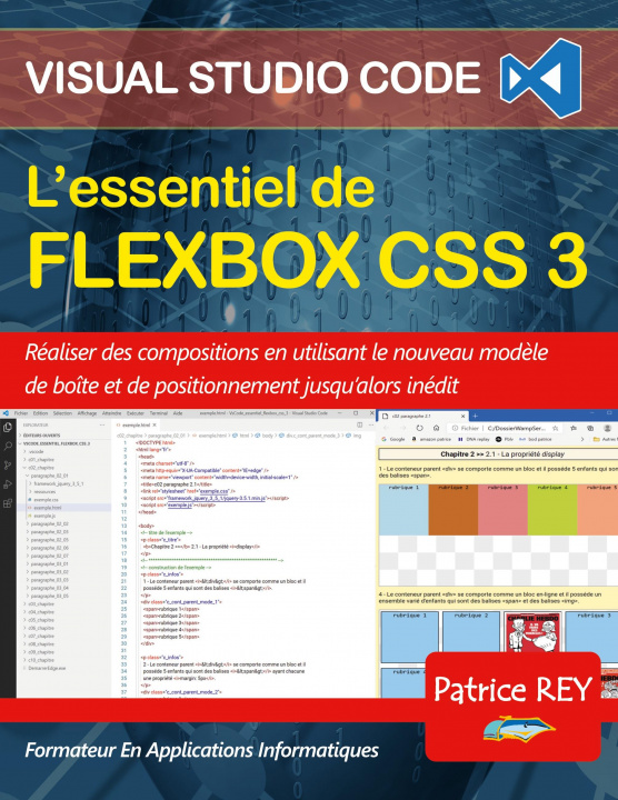 Kniha L'essentiel de Flexbox CSS 3 
