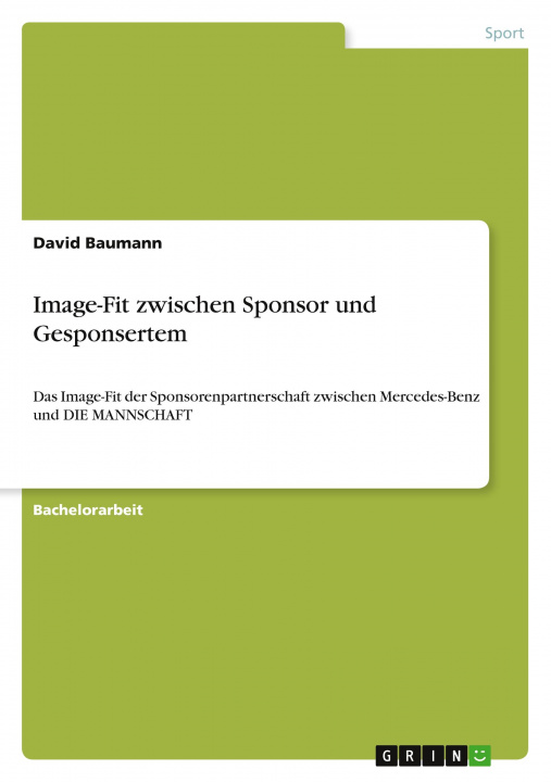 Kniha Image-Fit zwischen Sponsor und Gesponsertem 