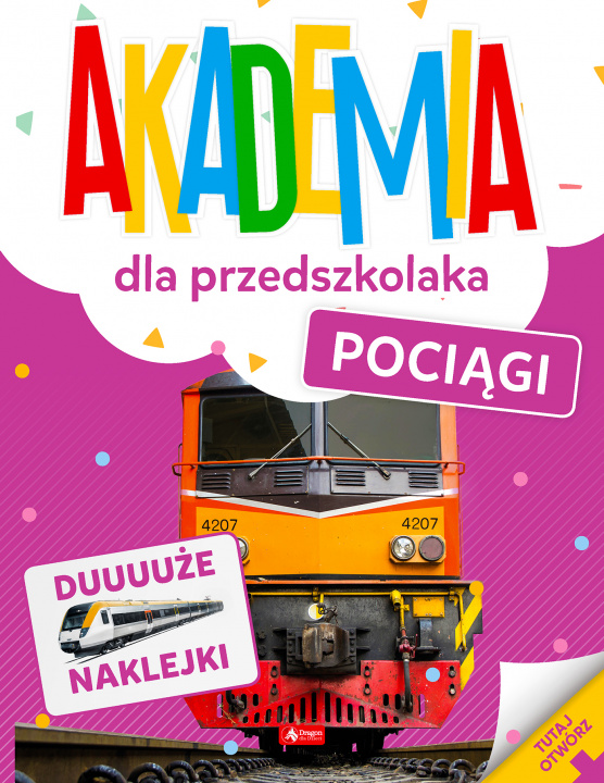 Kniha Akademia dla przedszkolaka Pociągi 
