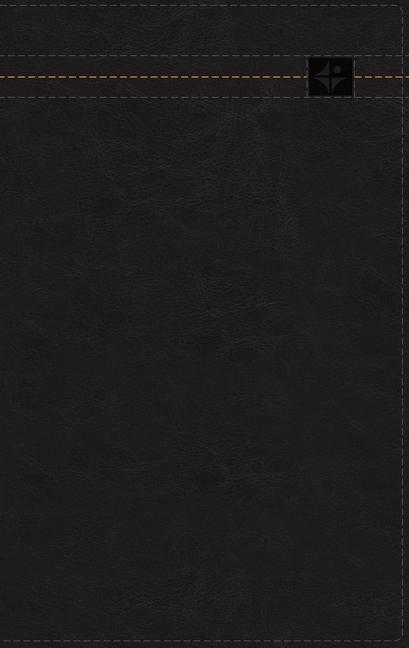 Carte NASB, Thinline Bible, Large Print, Leathersoft, Black, Red Letter, 2020 Text, Thumb Indexed, Comfort Print 