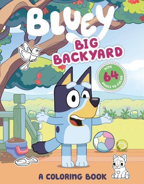 Book Bluey: Big Backyard: A Coloring Book 