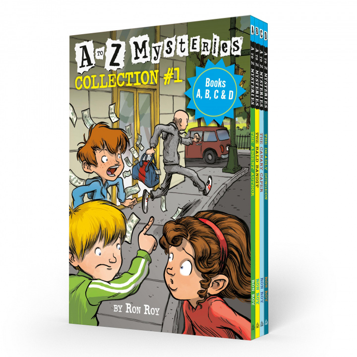 Kniha to Z Mysteries Boxed Set Collection #1 (Books A, B, C, & D) 