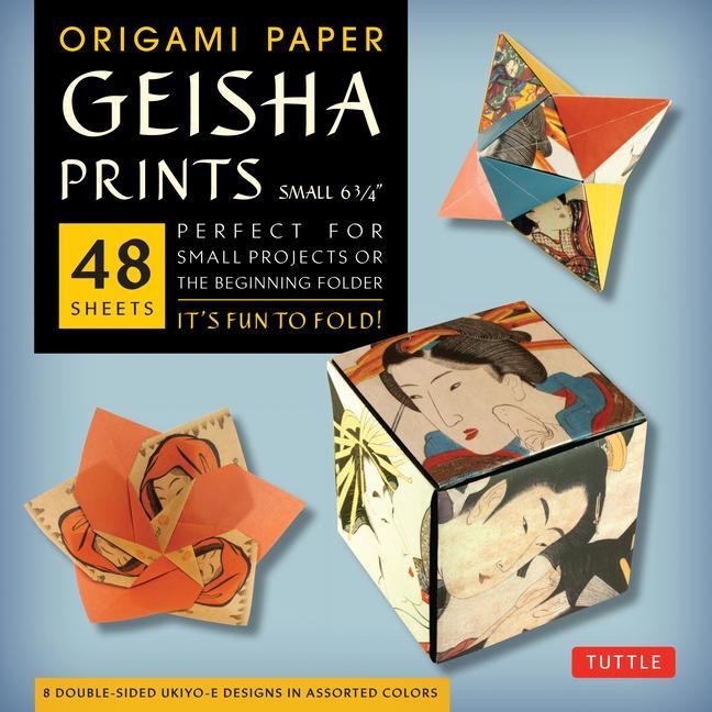 Kalendář/Diář Origami Paper Geisha Prints 48 Sheets 6 3/4" (17 cm) 