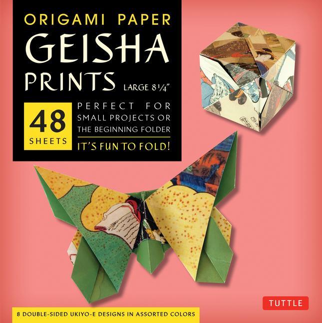 Календар/тефтер Origami Paper Geisha Prints 48 Sheets X-Large 8 1/4" (21 cm) 