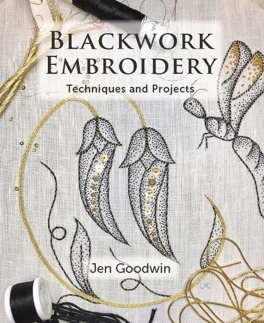 Book Blackwork Embroidery Jen Goodwin