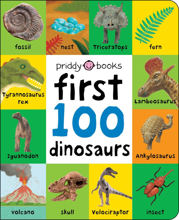 Książka First 100 Dinosaurs PRIDDY  ROGER