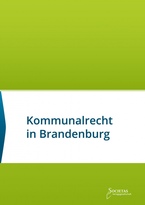 Kniha Kommunalrecht in Brandenburg 