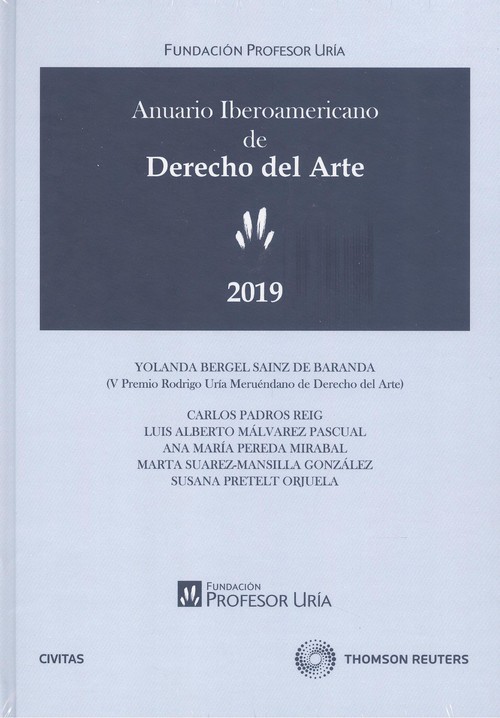 Carte Anuario Iberoamericano de Derecho del Arte 2019 (Papel + e-book) YOLANDA BERGEL SAINZ DE BARANDA