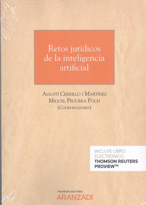 Könyv Retos jurídicos de la inteligencia artificial (Papel + e-book) AGUSTI CERRILLO I MARTINEZ