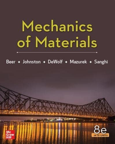 Könyv Mechanics Of Materials 8th Edition, Si Units Ferdinand Beer