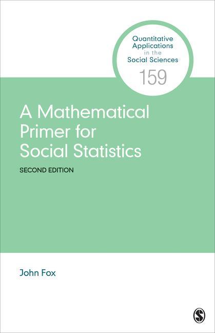 Book Mathematical Primer for Social Statistics 