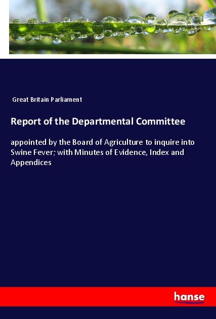 Buch Report of the Departmental Committee 