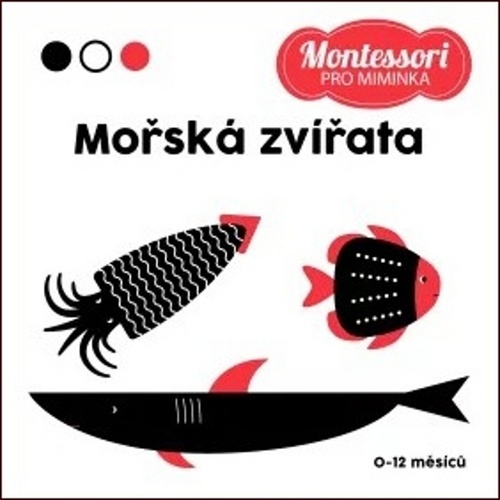 Kniha Montessori pro miminka Mořská zvířata 
