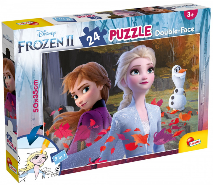 Knjiga Puzzle dwustronne Plus 24 Frozen 2 