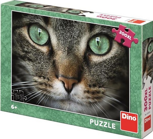 Hra/Hračka Puzzle 300XL Zelenooká kočka 