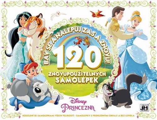 Książka Disney Princezny Bav se a nalepuj zas a znovu! Jiri Models