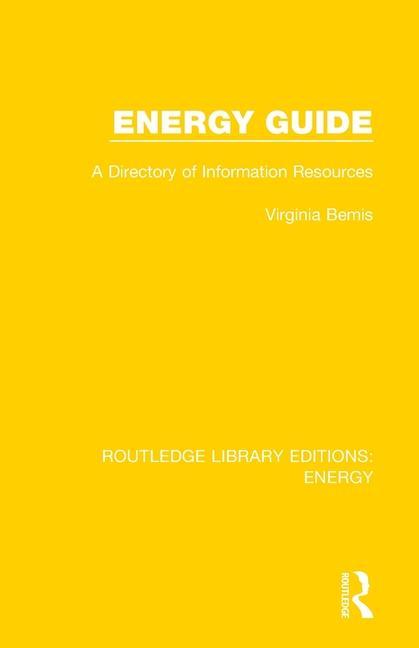 Buch Energy Guide Virginia Bemis