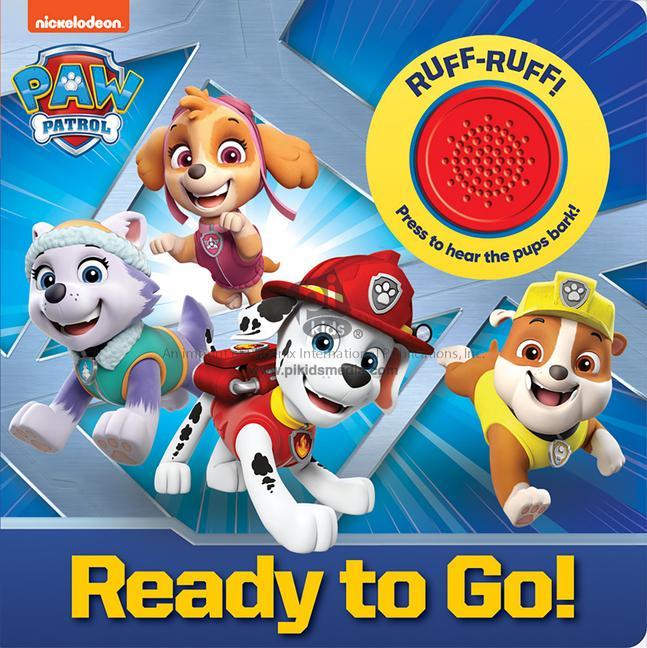 Книга Paw Patrol Ready To Go 1 Button Sound Mj Illustrations