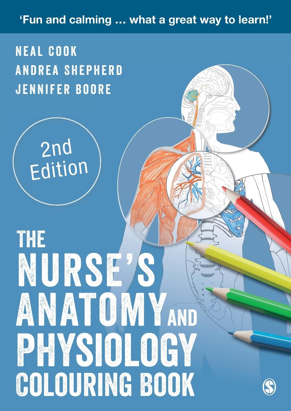 Книга Nurse's Anatomy and Physiology Colouring Book Andrea Shepherd