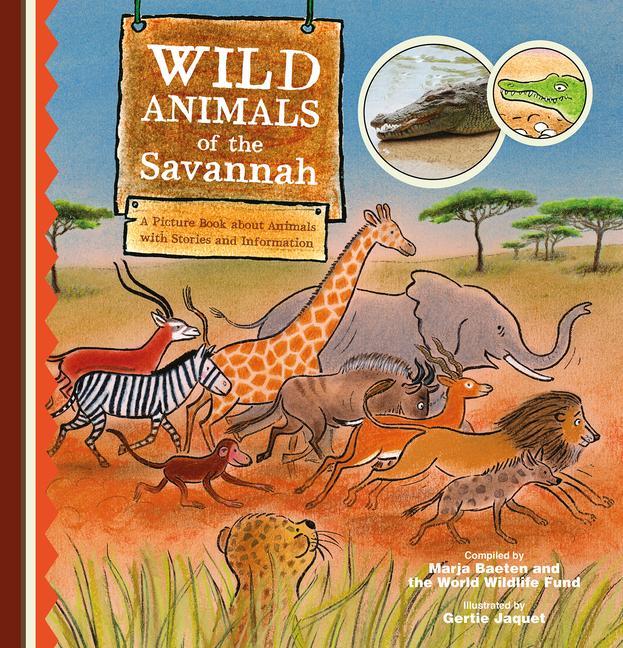 Книга Wild Animals of the Savannah. A Picture Book about Animals with Stories and Information 