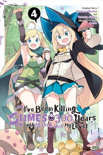 Carte I've Been Killing Slimes for 300 Years and Maxed Out My Level, Vol. 4 (manga) YUSUKE SHIBA