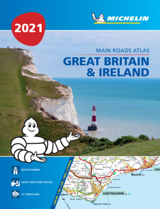 Kniha Great Britain & Ireland 2021 - Mains Roads Atlas (A4-Paperback) 