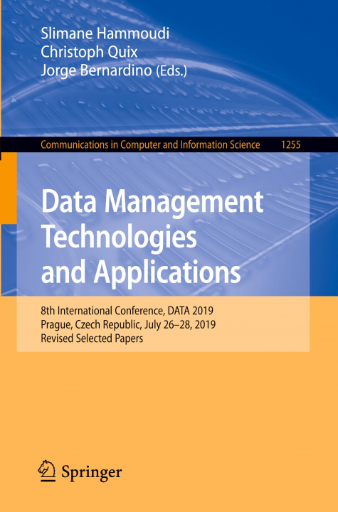 Книга Data Management Technologies and Applications Slimane Hammoudi