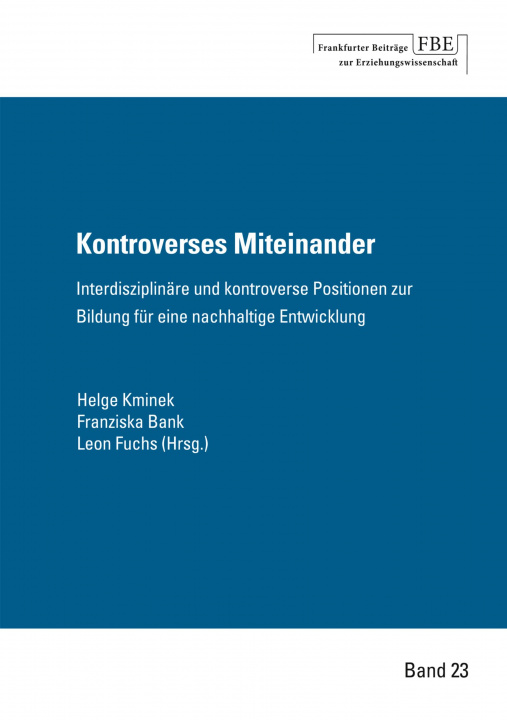 Boek Kontroverses Miteinander Franziska Bank