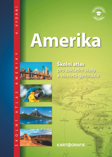 Kniha Amerika Školní atlas 